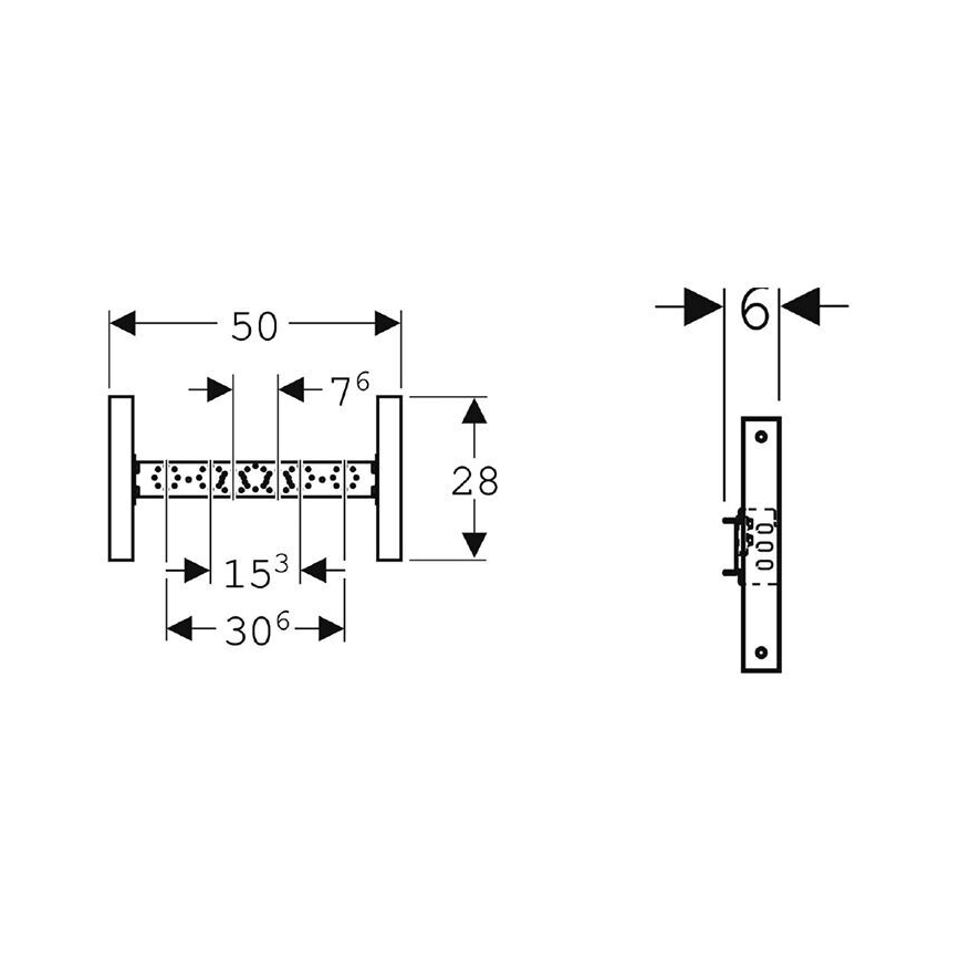 Geberit 111.770.00.2 - Ugradni modul za bateriju Duofix