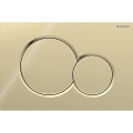 Geberit 115.770.DT.5 - Tipka za ispiranje Sigma01 Round 24,6x16,4 cm mesing