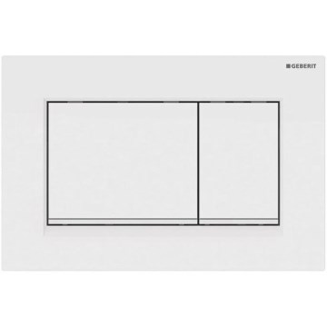 Geberit 115.883.11.1 - Tipka za ispiranje Sigma30 24,6x16,4 cm bijela