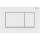 Geberit 115.883.11.1 - Tipka za ispiranje Sigma30 24,6x16,4 cm bijela