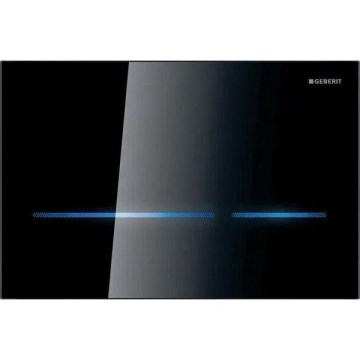 Geberit 116.090.SG.6 - Bezkontaktna tipka za ispiranje Sigma80 24,7x16,4 cm IP45 crna