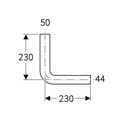 Geberit 118.003.11.1 - Ispusno koljeno 90° alpsko bijelo