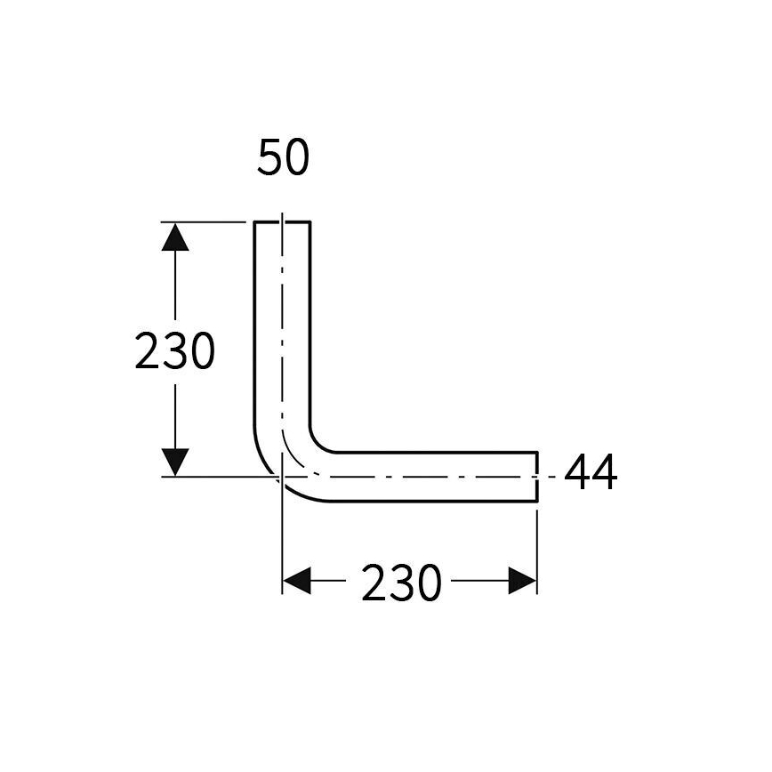 Geberit 118.003.11.1 - Ispusno koljeno 90° alpsko bijelo
