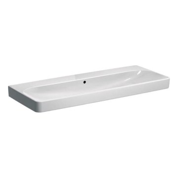 Geberit 500.225.01.1 - Viseći dvostruki umivaonik Smyle Square 120x48 cm keramika/bijela