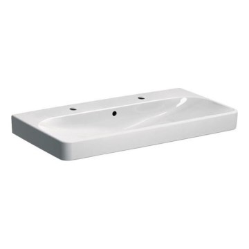 Geberit 500.252.01.1 - Viseći dvostruki umivaonik Smyle Square 90x48 cm keramika/bijela