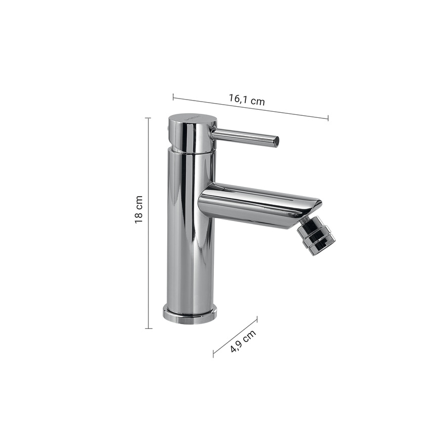 Gedy - Bide miješalica COMO 18 cm sjajni krom