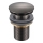 Gedy - CLICK-CLACK odtok za umivaonik, promjer 6,6 cm, metalno siva