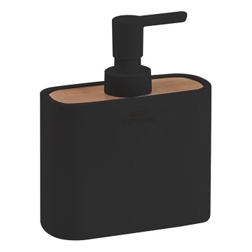 Gedy - Dozator sapuna NINFEA crna/bambus