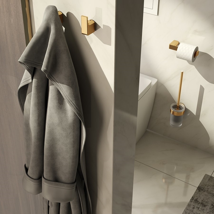 Gedy - Držač toaletnog papira PIRENEI zlatni