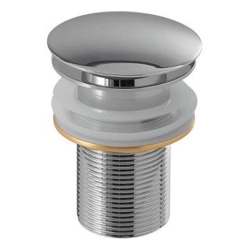 Gedy - Ispust za umivaonik CLICK-CLACK, promjer 6,6 cm, sjajni krom