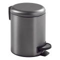 Gedy - Kanta za otpatke POTTY 3 l, meko zatvaranje, metalno siva