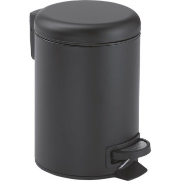 Gedy - Kanta za smeće POTTY 5 l, meko zatvaranje, mat crne boje