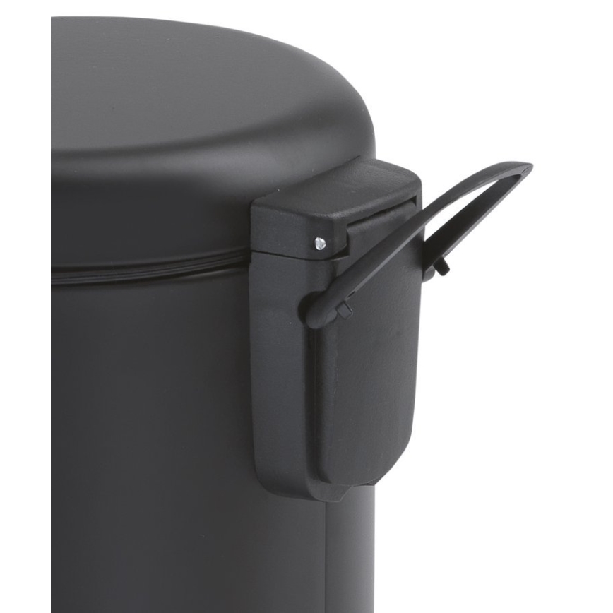 Gedy - Kanta za smeće POTTY 5 l, meko zatvaranje, mat crne boje