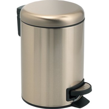 Gedy - Kanta za smeće POTTY 5 l s mekim zatvaranjem mat zlatna
