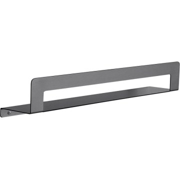 Gedy - Polica s vješalicom za ručnike CLEO 50 cm metalno-siva