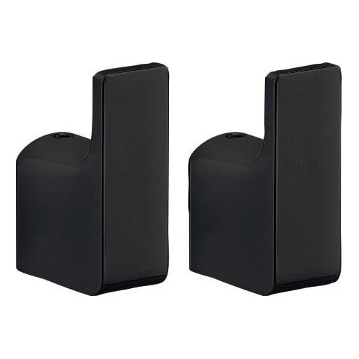 Gedy - SET 2x Zidna kuka PIRENEI mat crna