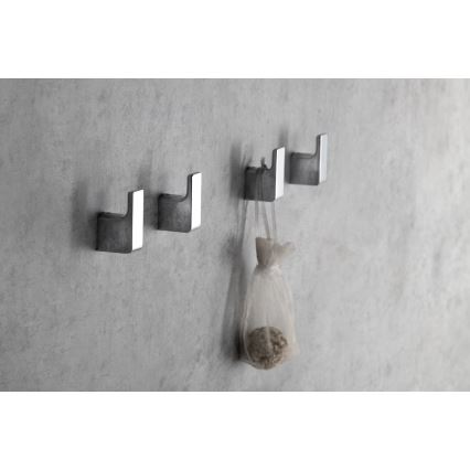 Gedy - SET 2x Zidna kuka PIRENEI sjajni krom
