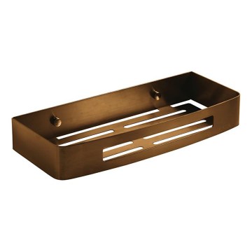 Gedy - Zidna polica za tuš SMART 30x12,8 cm brončana