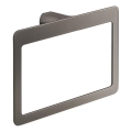 Gedy - Zidna vješalica za ručnike PIRENEI 15x23 cm metalno siva