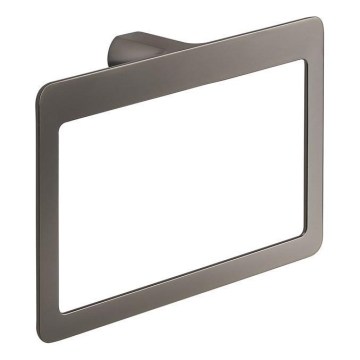 Gedy - Zidna vješalica za ručnike PIRENEI 15x23 cm metalno siva