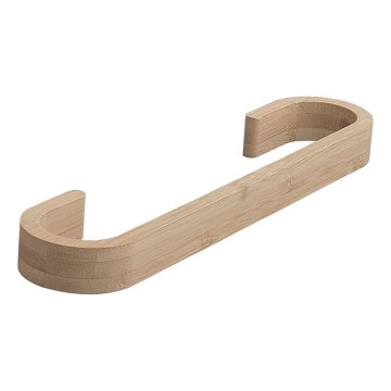 Gedy - Zidni držač ručnika HIMALAYA 7x30 cm bambus/bež