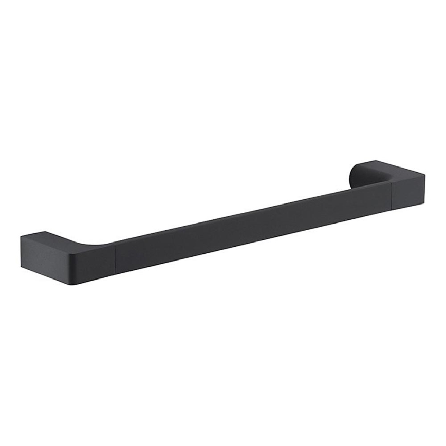 Gedy - Zidni držač ručnika PIRENEI 6,6x35 cm mat crna