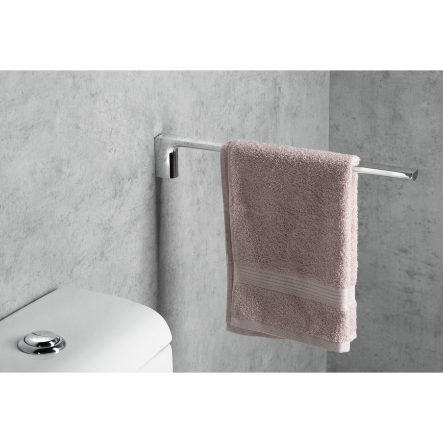 Gedy - Zidni držač za ručnike PIRENEI 6,6x41 cm sjajni krom