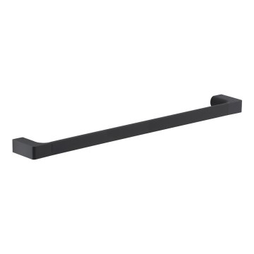 Gedy - Zidni držač za ručnike PIRENEI 6,6x60 cm mat crna