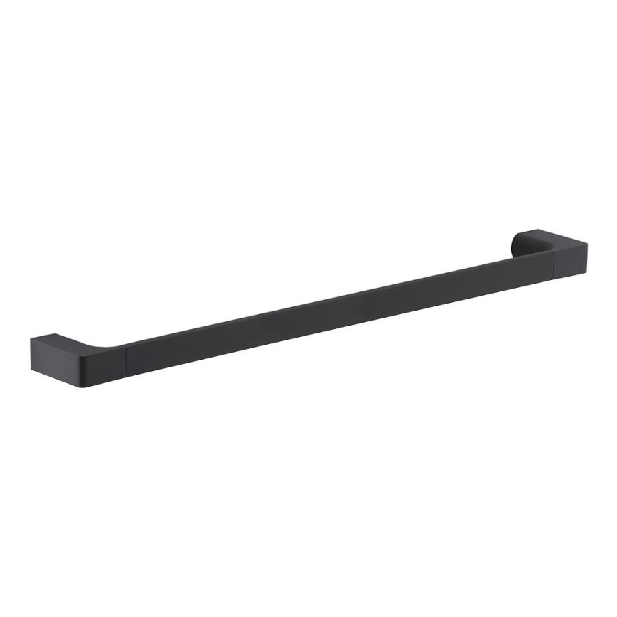 Gedy - Zidni držač za ručnike PIRENEI 6,6x60 cm mat crna