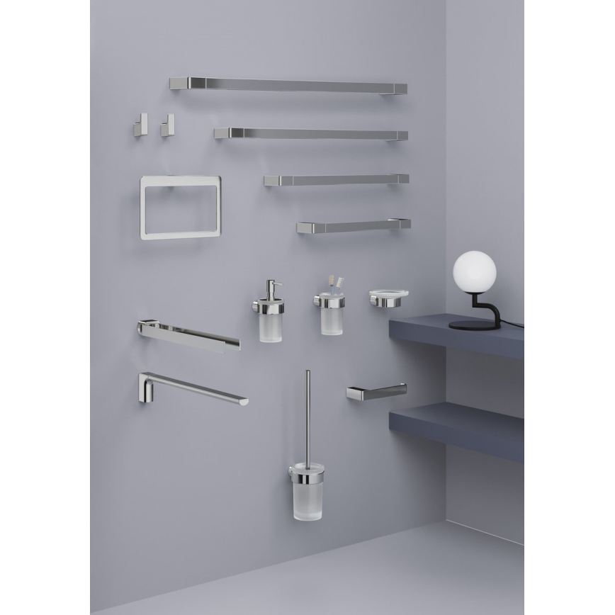 Gedy - Zidni držač za ručnike PIRENEI 6,6x60 cm sjajni krom