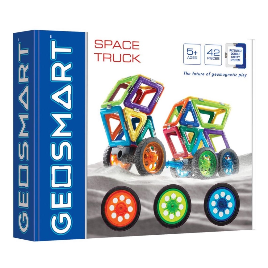 GeoSmart - Magnetički set za slaganje Space Truck 42 komada