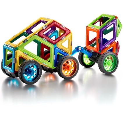 GeoSmart - Magnetički set za slaganje Space Truck 42 komada