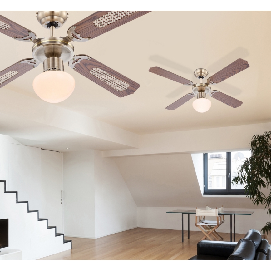 Globo - Stropni ventilator 1xE27/60W/230V