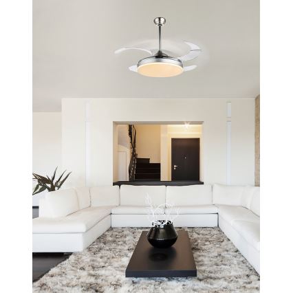 Globo - LED Stropni ventilator s daljinskim upravljačem LED/36W/230V