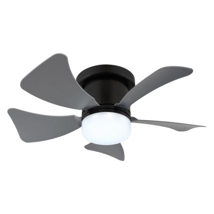 Globo - LED Prigušivi stropni ventilator LED/10W/230V 3000-6500K siva + daljinski upravljač