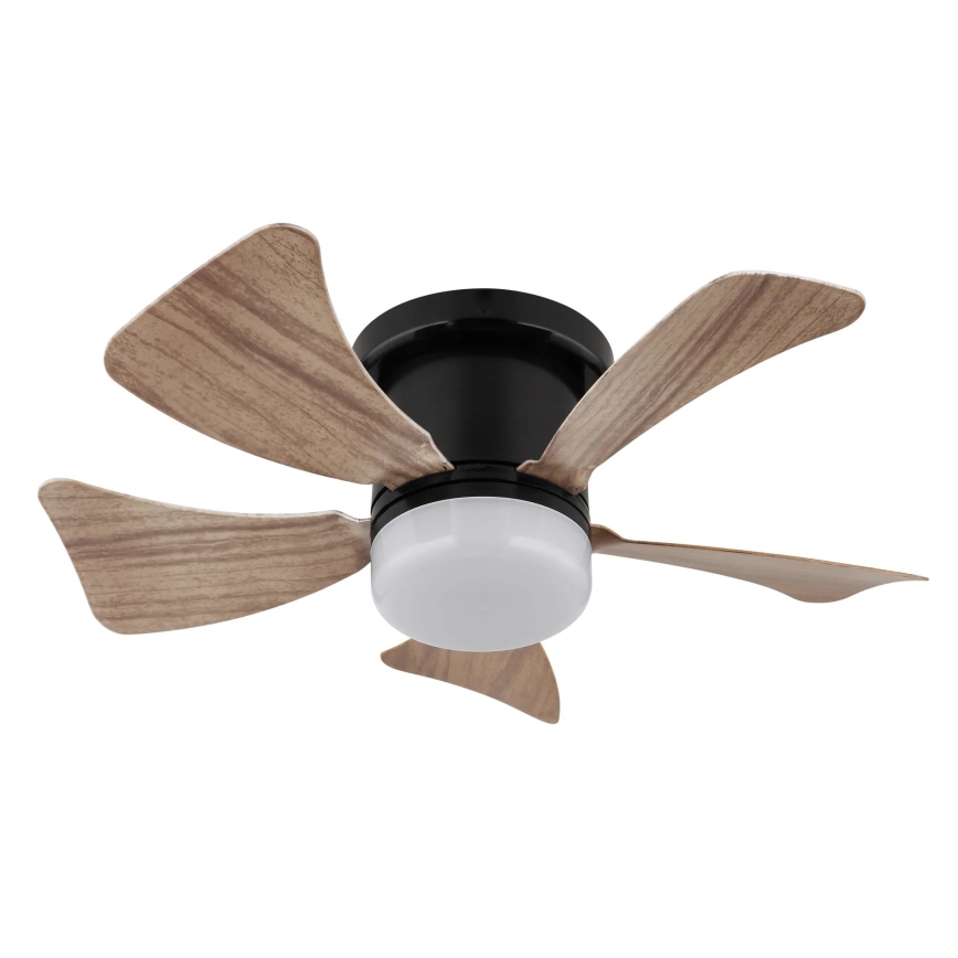 Globo - LED Prigušivi stropni ventilator LED/10W/230V 3000-6500K smeđa + daljinski upravljač