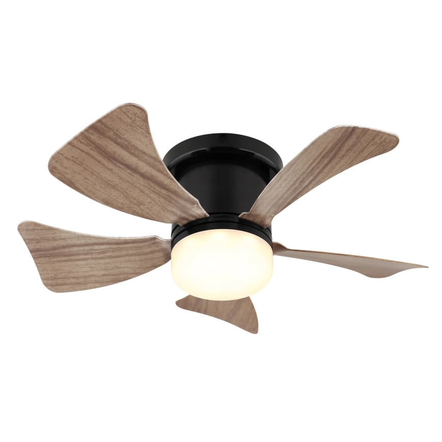Globo - LED Prigušivi stropni ventilator LED/10W/230V 3000-6500K smeđa + daljinski upravljač