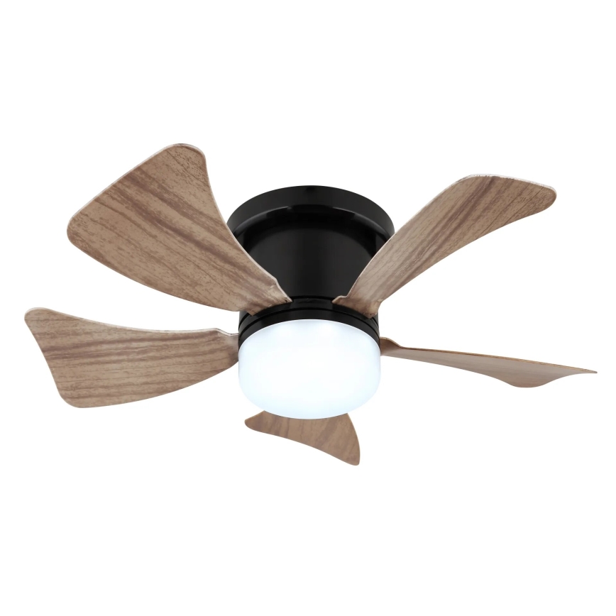 Globo - LED Prigušivi stropni ventilator LED/10W/230V 3000-6500K smeđa + daljinski upravljač