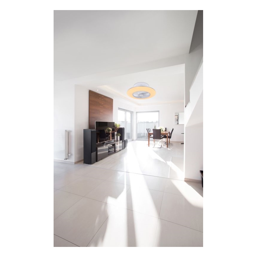 Globo - LED Prigušiva stropna svjetiljka s ventilatorom LED/40W/230V 3000-6000K + daljinski upravljač