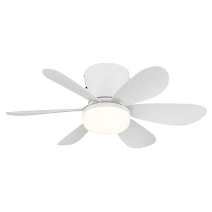 Globo - LED stropni ventilator s mogućnošću prigušivanja LED osvjetljenja LED/5W/230V 2700-6500K bijela + daljinski upravljač