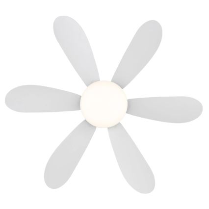 Globo - LED stropni ventilator s mogućnošću prigušivanja LED osvjetljenja LED/5W/230V 2700-6500K bijela + daljinski upravljač