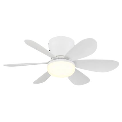 Globo - LED stropni ventilator s mogućnošću prigušivanja LED osvjetljenja LED/5W/230V 2700-6500K bijela + daljinski upravljač