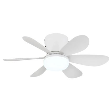 Globo - LED stropni ventilator s mogućnošću prigušivanja LED osvjetljenja LED/5W/230V 2700-6500K bijela + daljinski upravljač