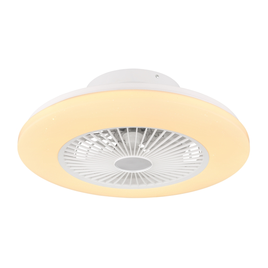 Globo - LED Prigušiva stropna svjetiljka s ventilatorom LED/30W/230V 3000-6500K + daljinski upravljač