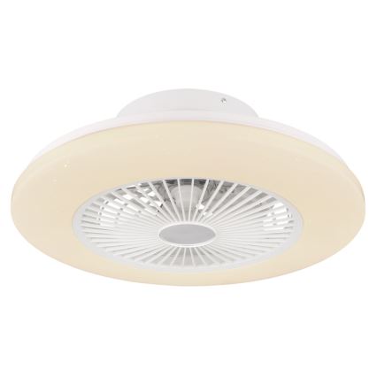 Globo - LED Prigušiva stropna svjetiljka s ventilatorom LED/30W/230V 3000-6500K + daljinski upravljač
