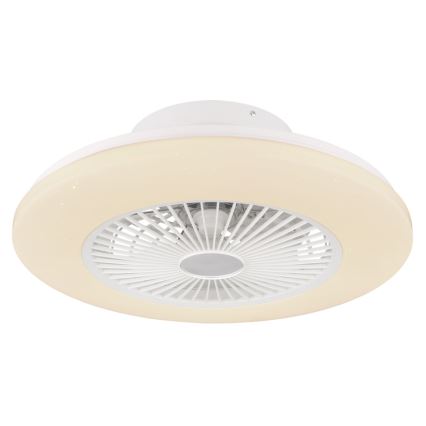 Globo - LED Prigušiva stropna svjetiljka s ventilatorom LED/30W/230V 3000-6500K + daljinski upravljač