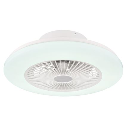 Globo - LED Prigušiva stropna svjetiljka s ventilatorom LED/30W/230V 3000-6500K + daljinski upravljač