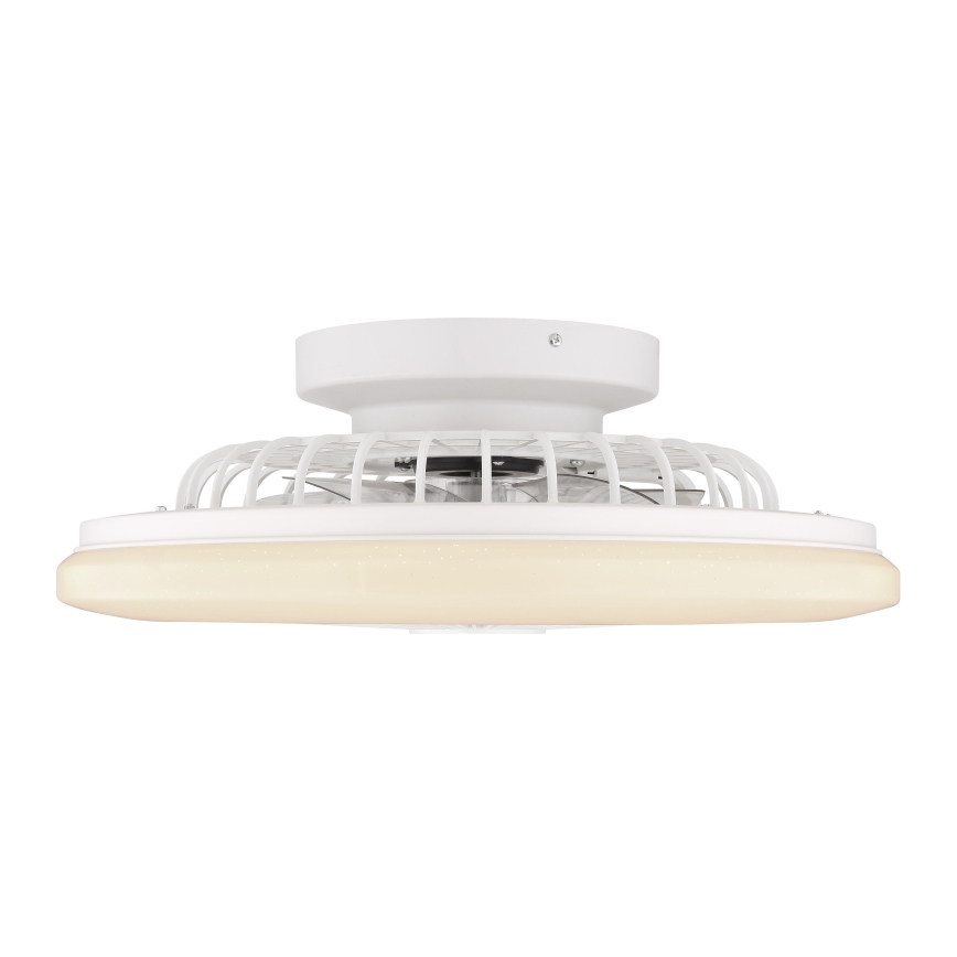 Globo - LED Prigušiva stropna svjetiljka s ventilatorom LED/30W/230V 3000-6500K + daljinski upravljač