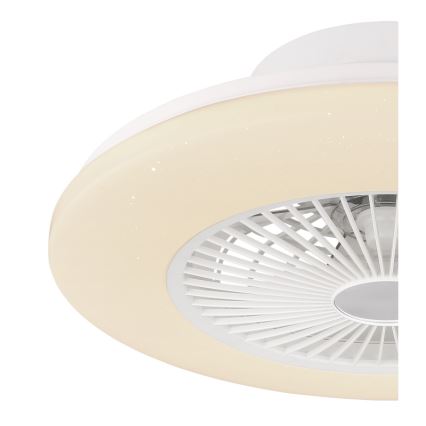 Globo - LED Prigušiva stropna svjetiljka s ventilatorom LED/30W/230V 3000-6500K + daljinski upravljač