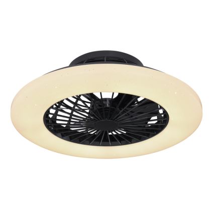 Globo - LED Prigušiva stropna svjetiljka s ventilatorom LED/30W/230V 3000-6500K + daljinski upravljač